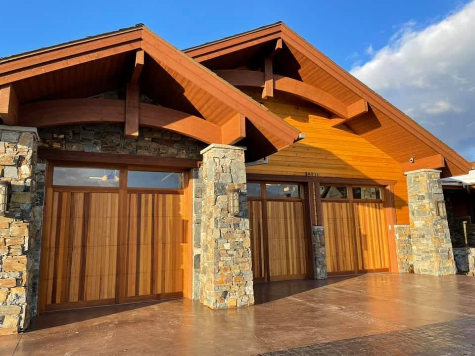 Custom Wood garage door